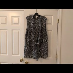 Chico’s sweater vest....size 3...seldom worn